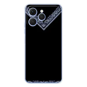 Силиконовый Чехол на Tecno Spark 40 (Воротник вышиванки)