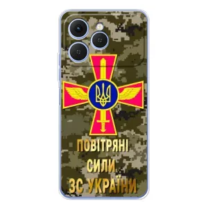 Чехлы на военную тематику для Tecno Spark 40 (ВС ЗСУ)