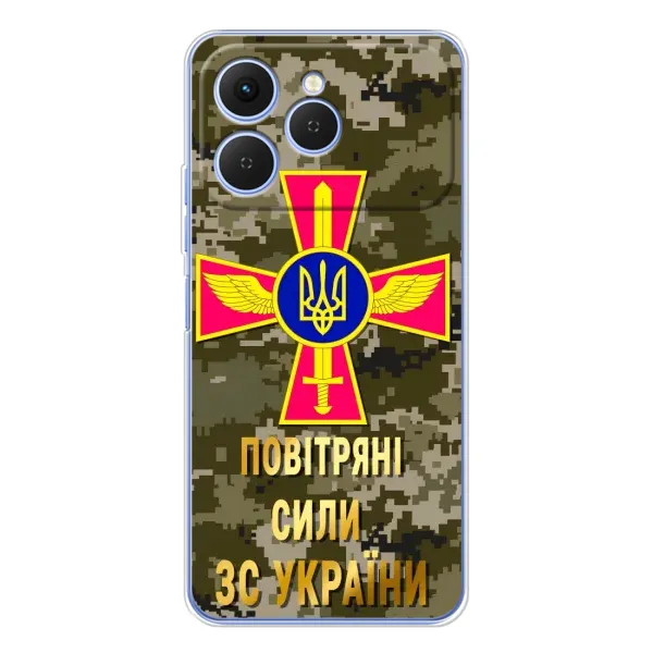 Чехол с рисунком «ВС ЗСУ» для TECNO Spark 40 Чехол с рисунком «ВС ЗСУ» для TECNO Spark 40