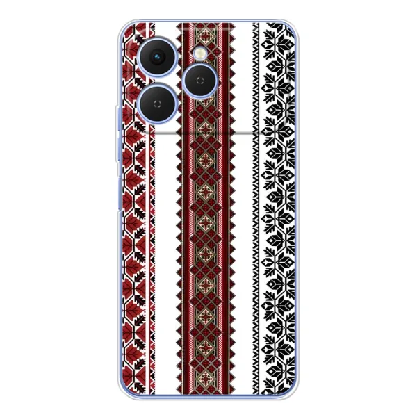 Чехол с рисунком «Вышиваночки» для TECNO Spark 40