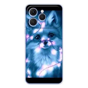 Чехол с Лисичкой для Tecno Spark 40 (Яркая Лиса)
