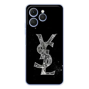 Чехол (Dior, Prada, YSL, Chanel) для Tecno Spark 40 (YSL)