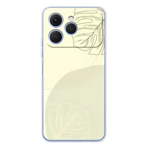 Чохол квітковий дизайн для Tecno Spark 40 (Зелений фон)