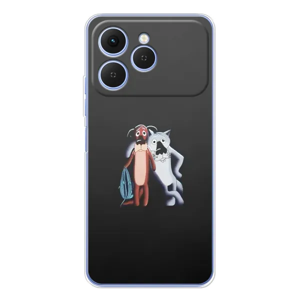 Чехол с рисунком «Шо, опять» для TECNO Spark 40