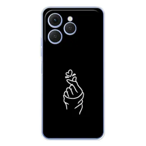 Чехлы (Знак сердечка) на Tecno Spark 40 (Знак Сердечка)