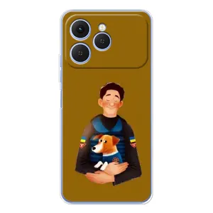 Чехол с принтом для Tecno Spark 40 (ЗСУ Патрон)