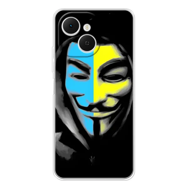 Чехол с рисунком «Анонимус патриот» для TECNO Spark 40C Чехол с рисунком «Анонимус патриот» для TECNO Spark 40C
