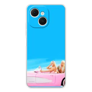 Силиконовый Чехол Барби Фильм на TECNO Spark 40C (Барби и Кен)