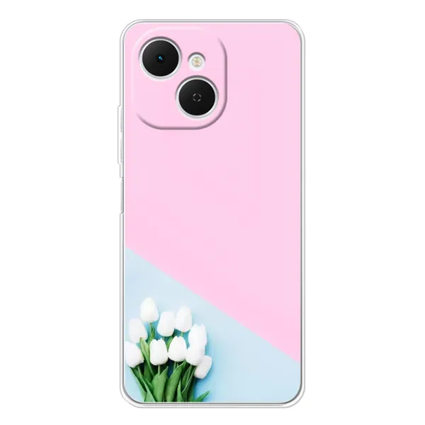 Чехол с рисунком «Белые тюльпаны» для TECNO Spark 40C Чехол с рисунком «Белые тюльпаны» для TECNO Spark 40C