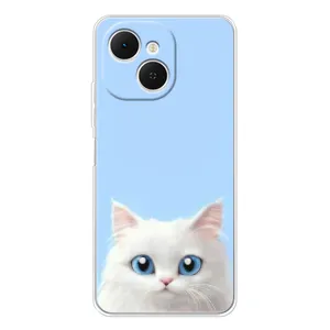 Чехол на тематику: Коты для TECNO Spark 40C (Белый кот)