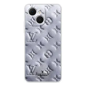 Текстурный Чехол Louis Vuitton для ТЕКНО Спарк 40С (Белый ЛВ)