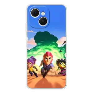 Силиконовый Чехол на TECNO Spark 40C с картинкой Brawl Stars (Бравел Старс)