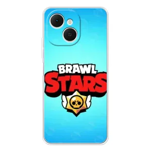 Силиконовый Чехол на TECNO Spark 40C с картинкой Brawl Stars