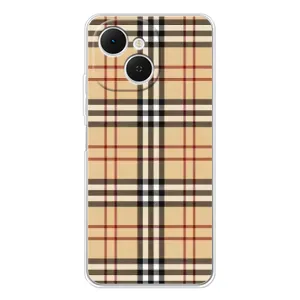 Чехол с Брендами одежды на ТЕКНО Спарк 40С (Burberry стиль)