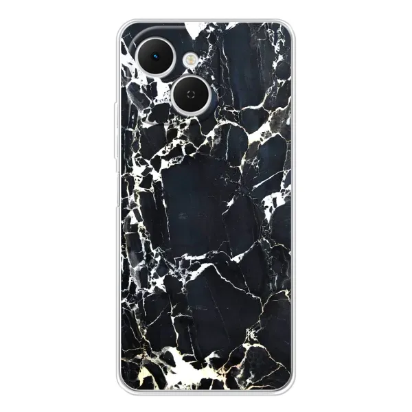 Чехол с рисунком «Чёрный мрамор» для TECNO Spark 40C Чехол с рисунком «Чёрный мрамор» для TECNO Spark 40C