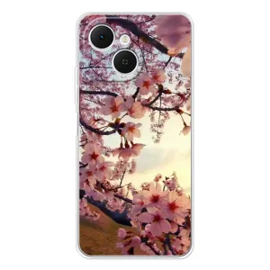 Чехол с принтом САКУРЫ на TECNO Spark 40C (Цветущая сакура)