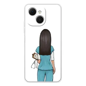 Силиконовый бампер (Работники) на TECNO Spark 40C (Доктор)