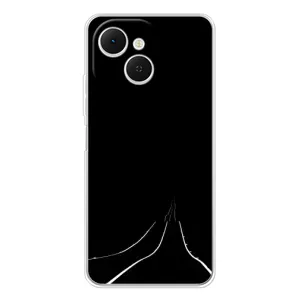 Чехол с картинками на черном фоне для TECNO Spark 40C (Дорога)