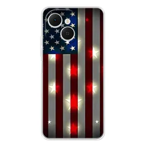 Чехол Флаг USA для TECNO Spark 40C (Флаг США 2)