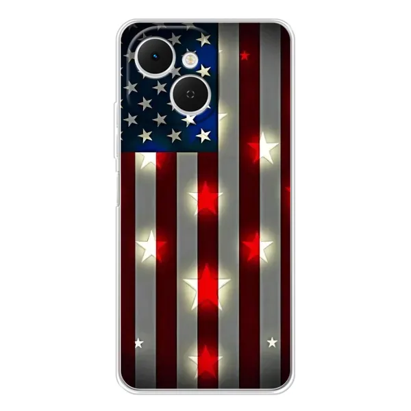 Чехол с рисунком «Флаг США 2» для TECNO Spark 40C Чехол с рисунком «Флаг США 2» для TECNO Spark 40C
