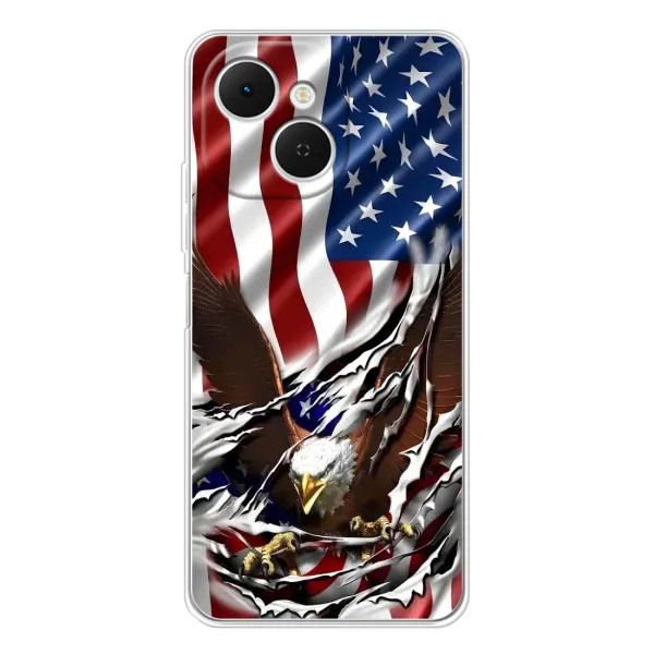 Чехол с рисунком «Флаг USA» для TECNO Spark 40C Чехол с рисунком «Флаг USA» для TECNO Spark 40C