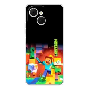 Чохли для TECNO Spark 40C (Персонажі МайнКрафт) (Герой Майнкрафт)