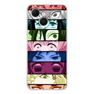 Силиконовые чехлы с глазами Anime для ТЕКНО Спарк 40С (Глаза Хашира)