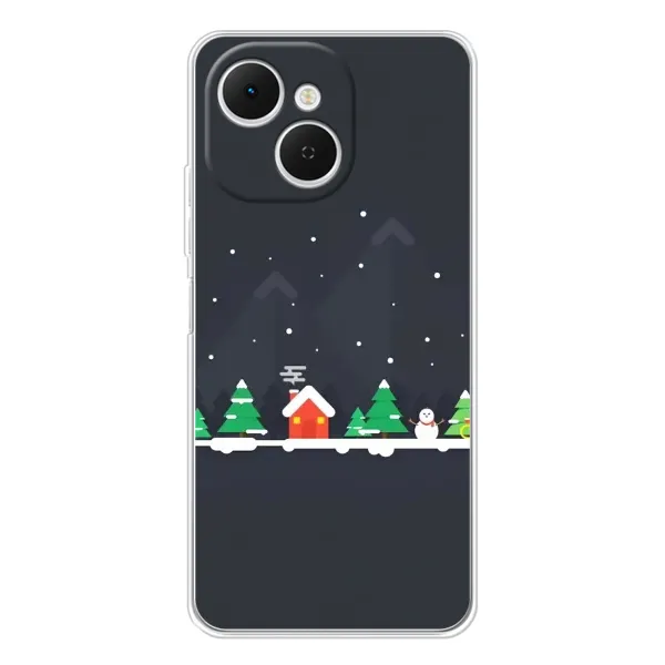 Чехол с рисунком «Город зимний» для TECNO Spark 40C Чехол с рисунком «Город зимний» для TECNO Spark 40C