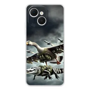Чехол с рисунком «Гусини и крокодило» для TECNO Spark 40C