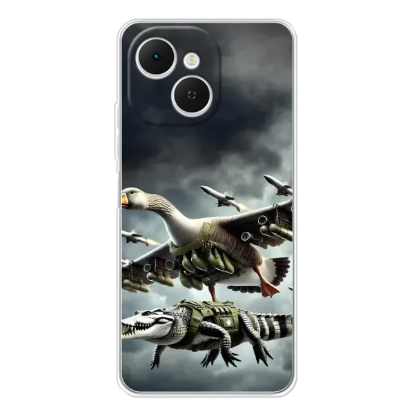 Чехол с рисунком «Гусини и крокодило» для TECNO Spark 40C Чехол с рисунком «Гусини и крокодило» для TECNO Spark 40C