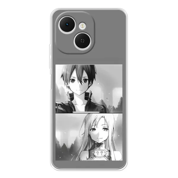 Чехол с рисунком «Кирито-Асуна» для TECNO Spark 40C Чехол с рисунком «Кирито-Асуна» для TECNO Spark 40C