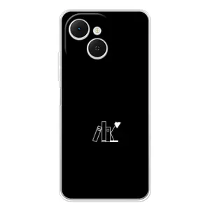Чехол с картинками на черном фоне для TECNO Spark 40C (Книжки)