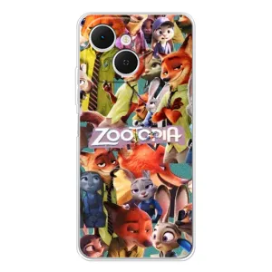 Силиконовый чехол с принтом Зоотрополіс для TECNO Spark 40C