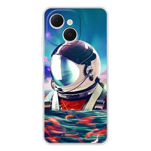 Чехол с рисунком «Космонавт в воде» для TECNO Spark 40C Чехол с рисунком «Космонавт в воде» для TECNO Spark 40C