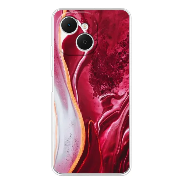 Чехол с рисунком «Красный мрамор» для TECNO Spark 40C Чехол с рисунком «Красный мрамор» для TECNO Spark 40C