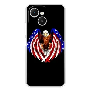 Чехол Флаг USA для TECNO Spark 40C (Крылья США)