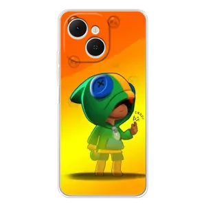 Чохол Бравл Старс для TECNO Spark 40C (LEON в кофті)