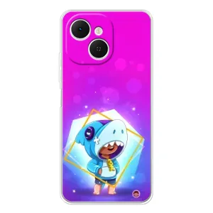 Чохол Бравл Старс для TECNO Spark 40C (Леон у костюмі Акули)
