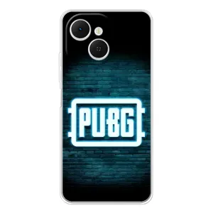 Чехол (TPU) с картинкой "Лого Пабг" на ТЕКНО Спарк 40С (Лого PUBG)