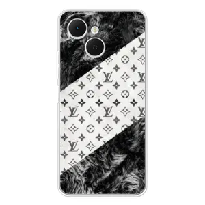 Чохол Стиль Louis Vuitton на TECNO Spark 40C (LV на білому)
