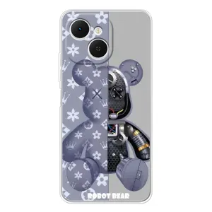 Силіконовий чохол для TECNO Spark 40C (Ведмідь Louis Vuitton)