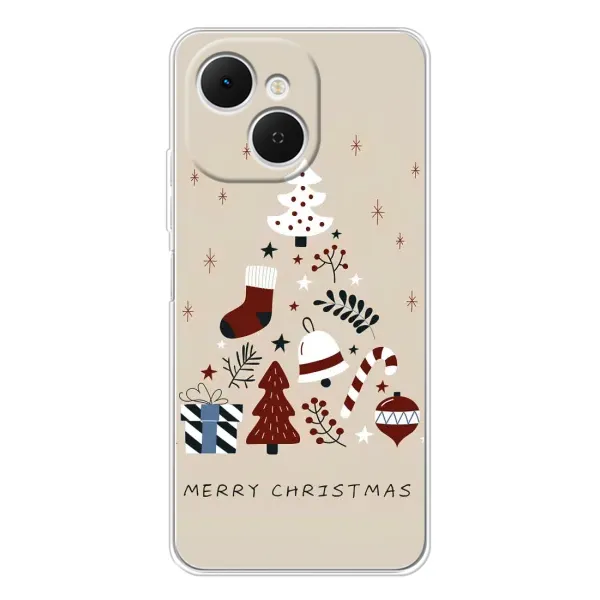 Чехол с рисунком «Merry Christmas» для TECNO Spark 40C Чехол с рисунком «Merry Christmas» для TECNO Spark 40C