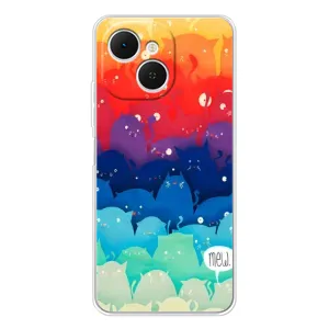 Силиконовый чехол с котиком для TECNO Spark 40C (Mew)