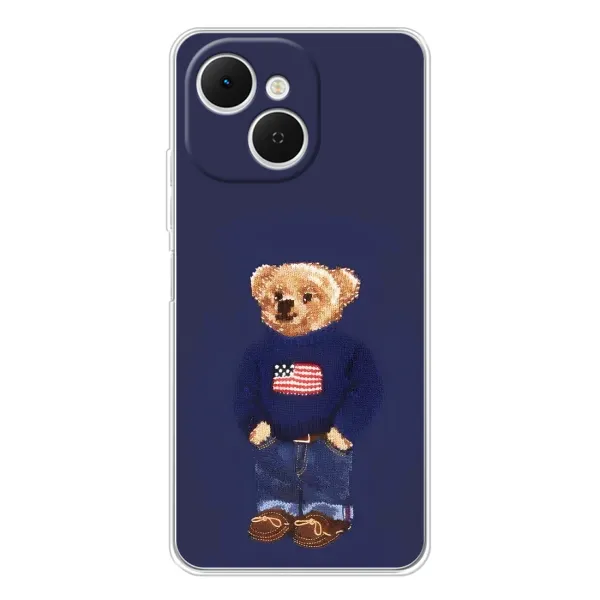 Чехол с рисунком «Мишка USA» для TECNO Spark 40C