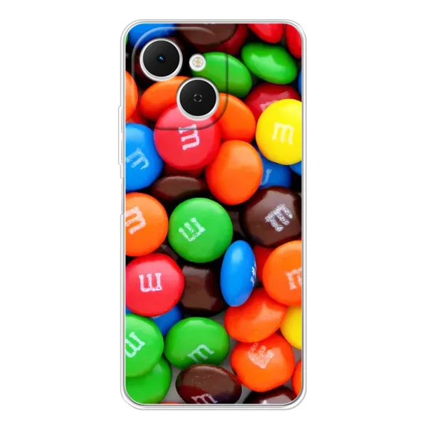 Чехол с рисунком «Разноцветные M&M'S» для TECNO Spark 40C Чехол с рисунком «Разноцветные M&M'S» для TECNO Spark 40C