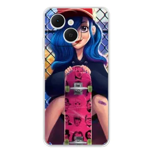 Чехол с картинкой Модные Девчонки TECNO Spark 40C (Модная девушка)