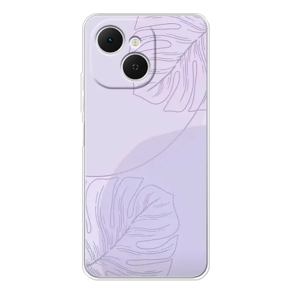 Чехол с рисунком «Монстера фиолетовая» для TECNO Spark 40C Чехол с рисунком «Монстера фиолетовая» для TECNO Spark 40C