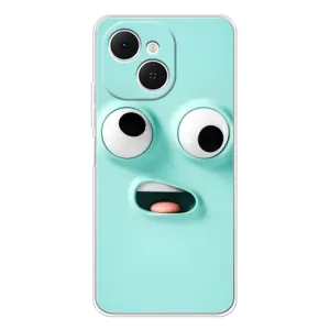 Силиконовые Чехлы (смешные стикеры) для TECNO Spark 40C (Забавное мятное лицо)
