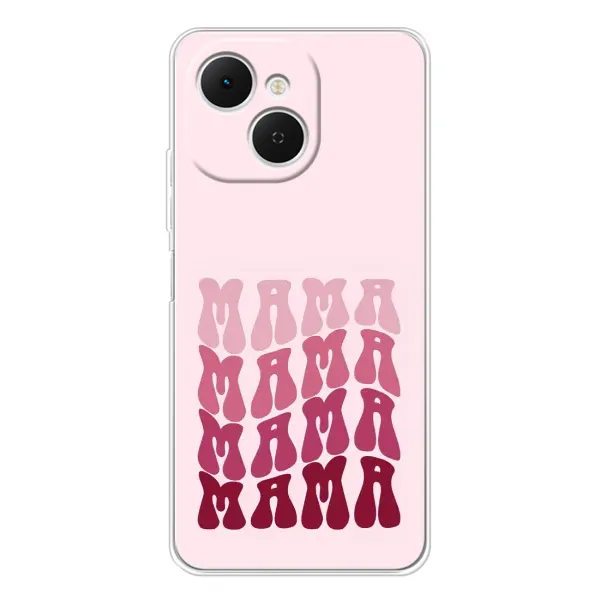 Чехол с рисунком «Надпись мама» для TECNO Spark 40C Чехол с рисунком «Надпись мама» для TECNO Spark 40C