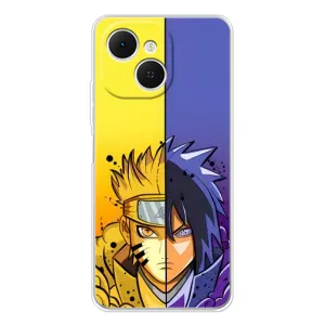 Купить Чехлы на телефон с принтом Anime для TECNO Spark 40C (Naruto Vs Sasuke)
